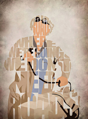 Doc Brown - Back to The Future Inspired Poster