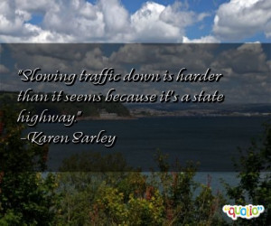 Slowing traffic down is harder than it seems because it's a state ...