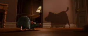 Dug's shadow in Ratatouille .