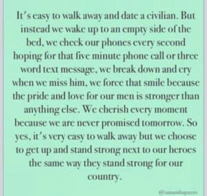 Military Love Quotes For Deployment