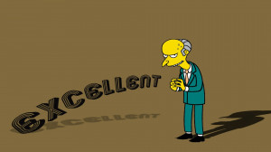 quotes shadows The Simpsons Mr_ Burns wallpaper background