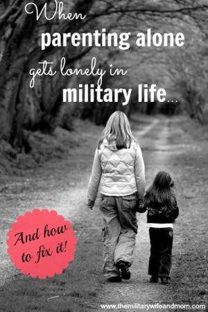 ... for working through tough phases of parenting solo in #military #life