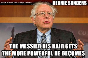 Vermont Democratic Senator Bernie Sanders Hair