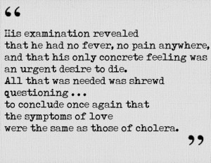 Love in the Time of Cholera