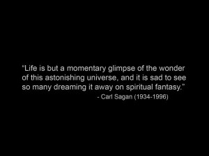 Carl Sagan was a genius, and there's actually nothing wrong with that