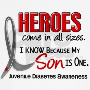 Heroes All Sizes Juv Diabetes Shirt on CafePress.com
