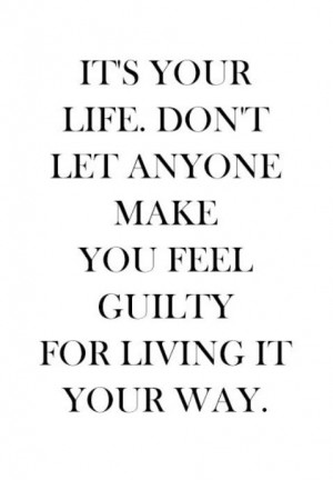 NEVER LET ANYONE GET YOU DOWN