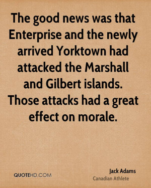 The good news was that Enterprise and the newly arrived Yorktown had ...