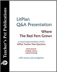Where the Red Fern Grows (LitPlan Q&A Presentation CD) Q3249