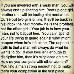 This right here is the spoken truth...don't get mad at the side chick ...