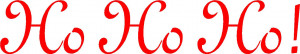 Christmas Sayings - Ho Ho Ho