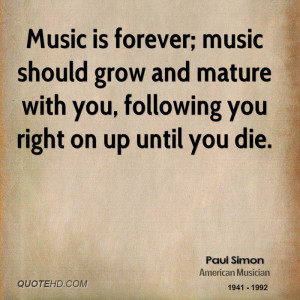 Paul Simon Music Quotes