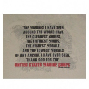 about the marine corps very well stated by first lady eleanor ...