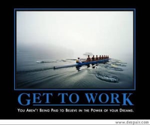 It's interesting to compare the motivational and the demotivational ...