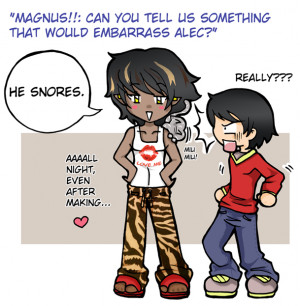 Alec & Magnus Alec and Magnus