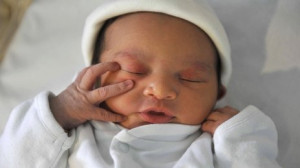 newborn light skin baby boy