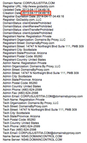 op Internet bleek niets op te leveren voor de bedrijfsnaam “Corpus ...