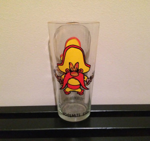 vintage 70s Yosemite Sam Pepsi Collector Series Glass