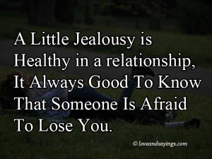 Little Jealousy In Relationships