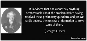More Georges Cuvier Quotes