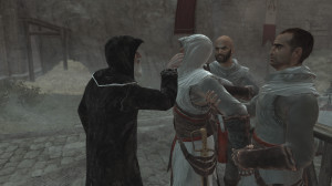 Once there, Altair is surprised by Templars but manages to kill them ...