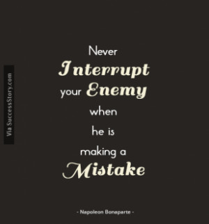 napoleon bonaparte success quotes