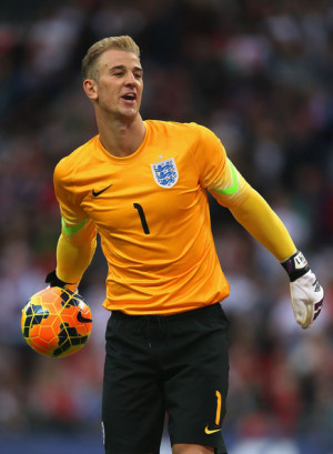 Joe Hart Joe Hart of England in action during the international