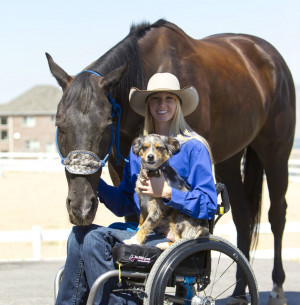 Barrel Racer Amberley Snyder….I would not be the person I am today ...