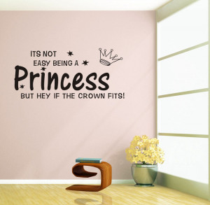 Factory Wholesale 2015 new Girls Room Wall Sticker Being a princess ...
