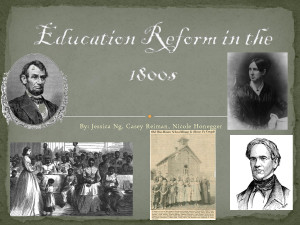 Education Reform in the 1800s