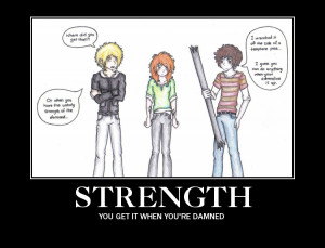 mortal instrument quotes Strength demotivator