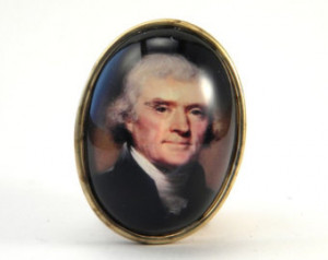 Thomas Jefferson Brooch Find your F ounding Father ...