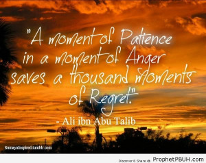 Moment of Patience - Imam Ali bin Abi Talib quotes ← Prev Next →