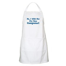 Funny Computer Saying BBQ Apron for