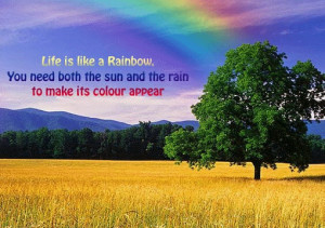 Myspace Graphics > Life Quotes > life is like a rainbow quotes Graphic