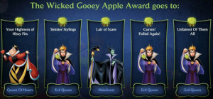 Evil Queen Reigns Supreme with Three Wicked Gooey Apple Awards