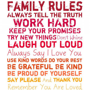 Family Rules