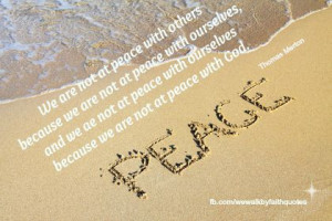 Peace.... #inspirationalquotes #thomasmerton
