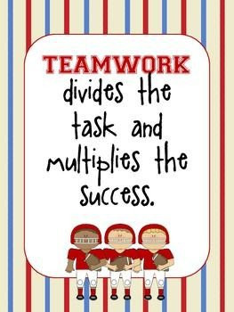 Motivational posters, quotes, sayings, teamwork