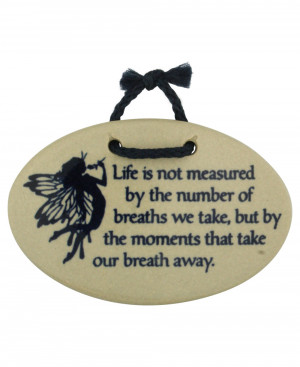 Inspirational Wall Plaques: Life Moments Quote (Usa):