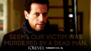 ... suspect, to be sure. #Forever returns TONIGHT at 10|9c on ABC
