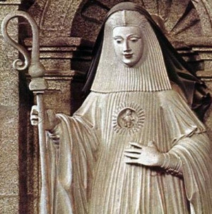 Saint Gertrude the Great, writer and mystic and example of continual ...
