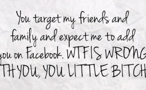 Pissed Off Facebook Status On Paper Background