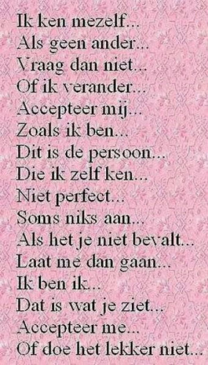 Take it or leave it!