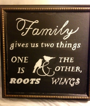Family quote wedding chalkboard DIY