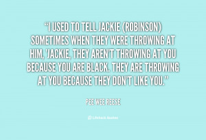 Pee Wee Reese Jackie Robinson