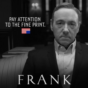 With many people wrapping up the second season of House of Cards on ...