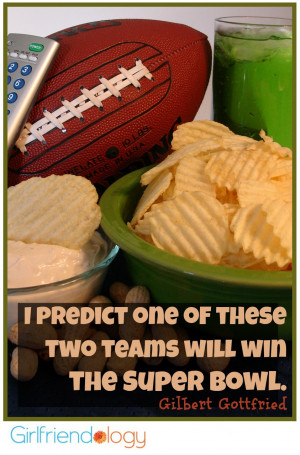 ... one of these two teams will win the super bowl gilbert gottfried