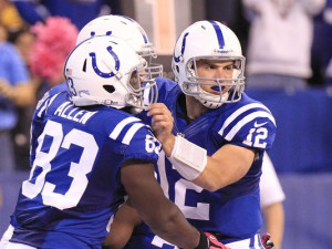 Colts QB Andrew Luck and TE Dwayne Allen (83) are entering their ...