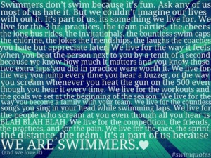 swimming sayings | Motivational Swim Quotes